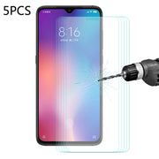 5 PZ ENKAY Hat-Prince 0.26mm 9H 2.5D Pellicola in vetro temperato con bordo curvo per Xiaomi Mi 9, For Xiaomi Mi 9