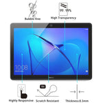 75 pezzi per HUAWEI MediaPad T3 10 9.6 pollici 0.3mm 9H durezza superficiale protezione schermo in vetro temperato a schermo intero, For T3 10