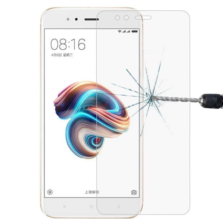 Per Xiaomi Mi 5X / A1 0,26mm 9H Durezza superficiale 2,5D Pellicola per schermo in vetro temperato a schermo intero antideflagrante, For Mi 5X (1 PCS)