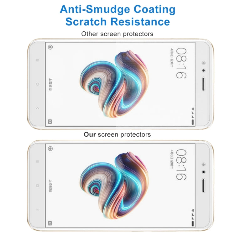 50 PZ per Xiaomi Mi 5X / A1 0,26mm 9H Durezza superficiale 2.5D Pellicola per schermo in vetro temperato a schermo intero antideflagrante, senza confezione al dettaglio, For Mi 5X (50 PCS)