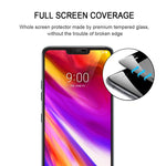 Pellicola in vetro temperato 9H 2.5D da 0,26 mm per LG G7 ThinQ, For LG G7 ThinQ(Black)