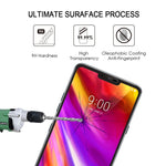 Pellicola in vetro temperato 9H 2.5D da 0,26 mm per LG G7 ThinQ, For LG G7 ThinQ(Black)