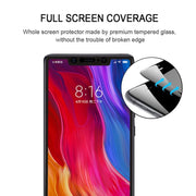 Pellicola in vetro temperato 9H 2.5D da 0,26 mm per Xiaomi Mi 8 SE, For Mi 8 SE(Black)