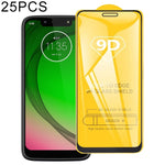 25 pezzi per Motorola Moto G7 Play 9D Full Glue Pellicola in vetro temperato a schermo intero, For Motorola Moto G7 Play (25 PCS)