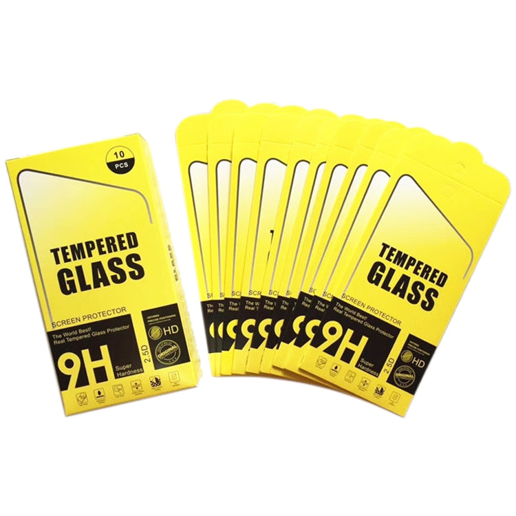 Pellicola in vetro temperato satinato opaco non completo da 10 pezzi per Galaxy A8+ (2018), For Galaxy A8+ (2018)