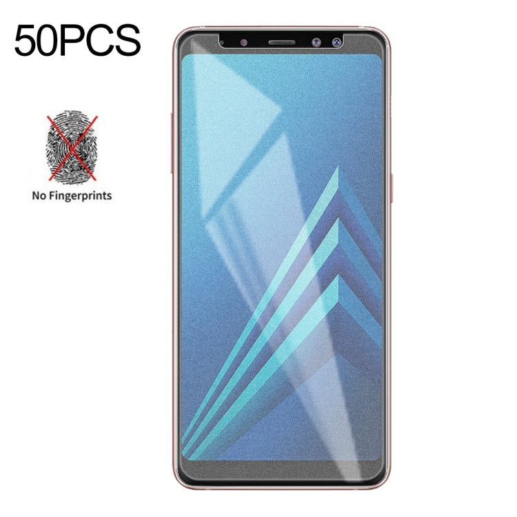 Pellicola vetro temperato opaco per Samsung Galaxy A8+ 2018