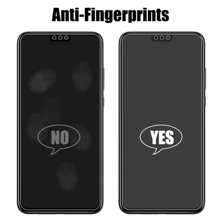 Pellicola in vetro temperato satinato opaco non completo da 50 pezzi per Galaxy J4, senza confezione al dettaglio, For Galaxy J4 (50 PCS)