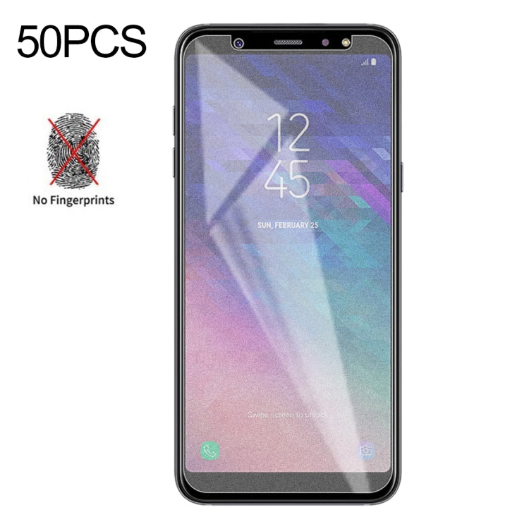 Pellicola vetro temperato opaco per Samsung Galaxy A6+ 2018