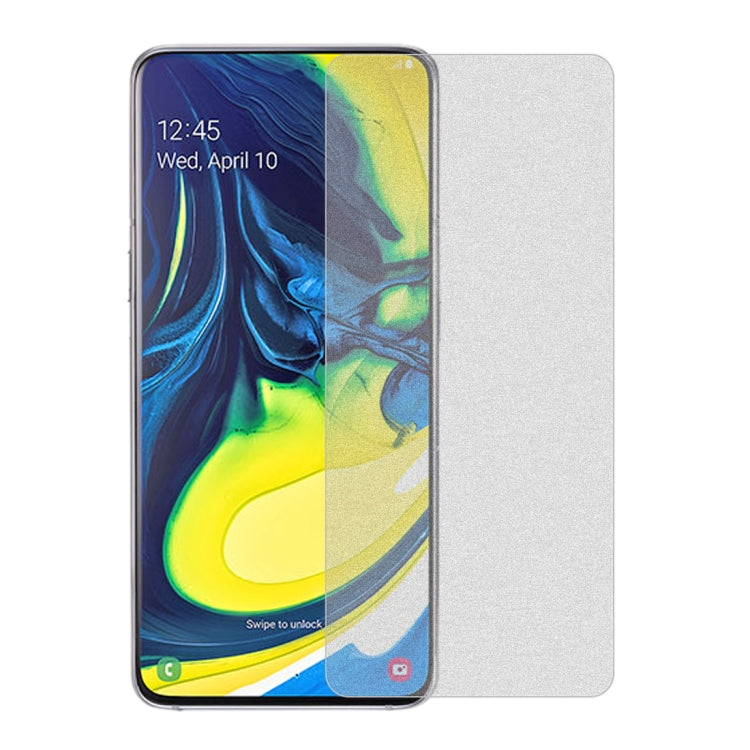 Pellicola vetro temperato opaco per Galaxy A80/A90