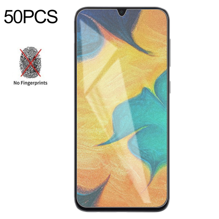 Pellicola vetro temperato opaco per Samsung Galaxy A30 e A50