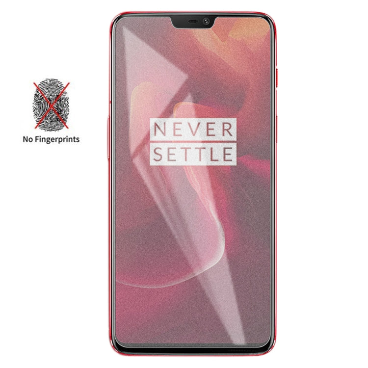 Pellicola vetro temperato opaco per OnePlus 6