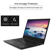 Pellicola in vetro temperato a schermo intero con durezza superficiale 0,4 mm 9H per Lenovo ThinkPad E485 14 pollici, Lenovo E485