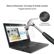 Pellicola in vetro temperato a schermo intero con durezza superficiale 0,4 mm 9H per Lenovo ThinkPad L480 14 pollici, Lenovo L480