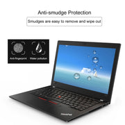 Pellicola in vetro temperato a schermo intero con durezza superficiale 0,4 mm 9H per Lenovo ThinkPad X280 12,5 pollici, Lenovo X280