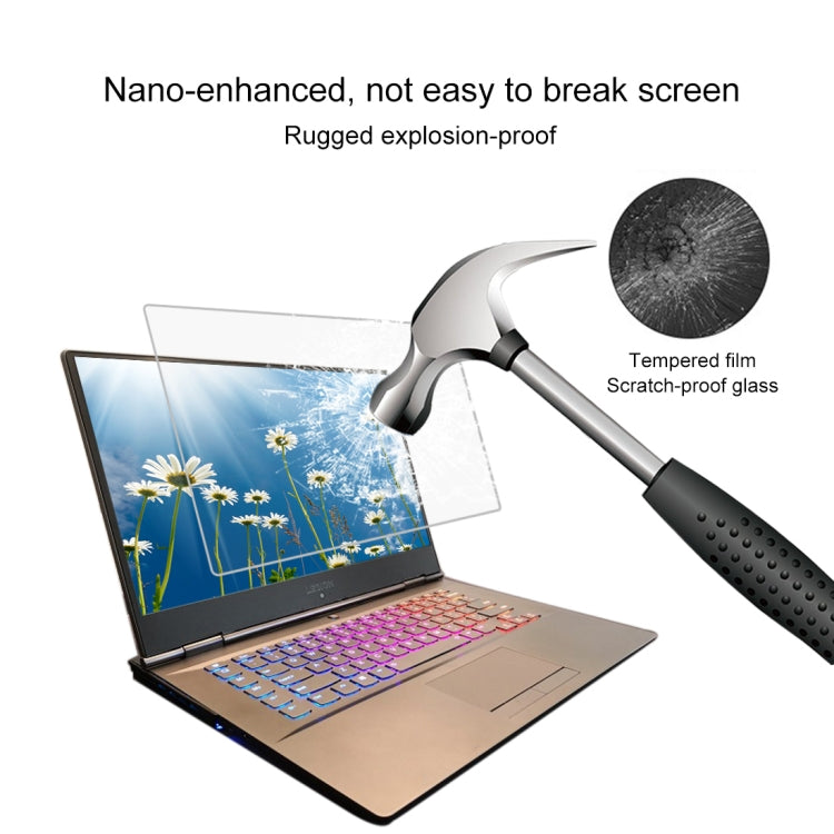 Pellicola in vetro temperato a schermo intero con durezza superficiale 9H per Lenovo Y7000P 15,6 pollici, Lenovo Y7000P