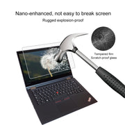 Pellicola in vetro temperato a schermo intero con durezza superficiale 0,4 mm 9H per Lenovo ThinkPad Yoga 370 13,3 pollici, Yoga 370