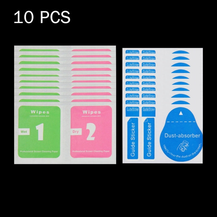 10 PZ per Huawei P10 Plus 0,26mm 9H Durezza superficiale Pellicola per schermo in vetro temperato a schermo intero antideflagrante, For P10 Plus