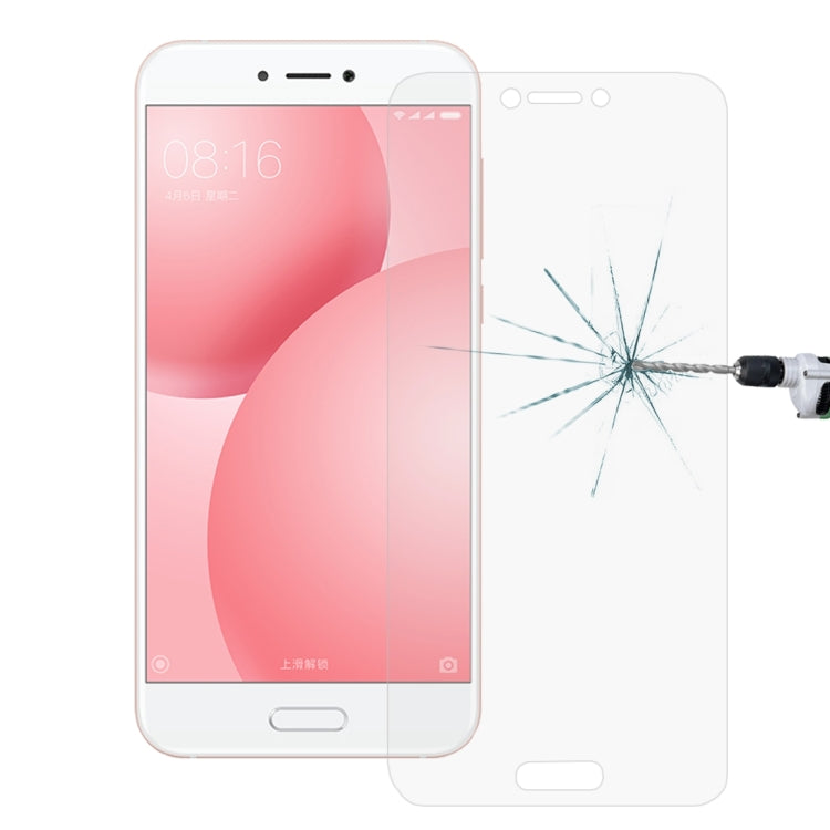 Per Xiaomi Mi 5c 0,26mm 9H Durezza superficiale Pellicola per schermo in vetro temperato a schermo intero antideflagrante, For Mi 5c