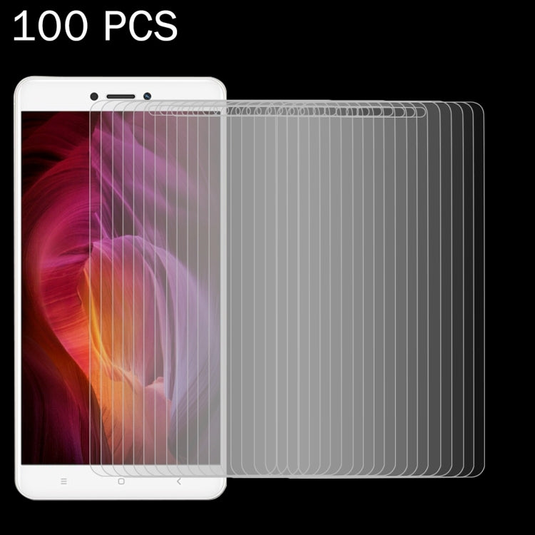 100 PZ per Xiaomi Redmi Note 4X 0,26mm 9H Durezza superficiale Pellicola per schermo in vetro temperato antideflagrante, 100pcs
