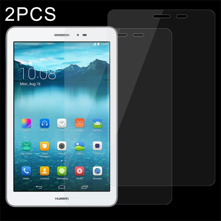 2 pezzi per Huawei MediaPad T2 8.0 Pro 0,4 mm 9H durezza superficiale protezione schermo in vetro temperato a schermo intero, For MediaPad T2 8.0 Pro
