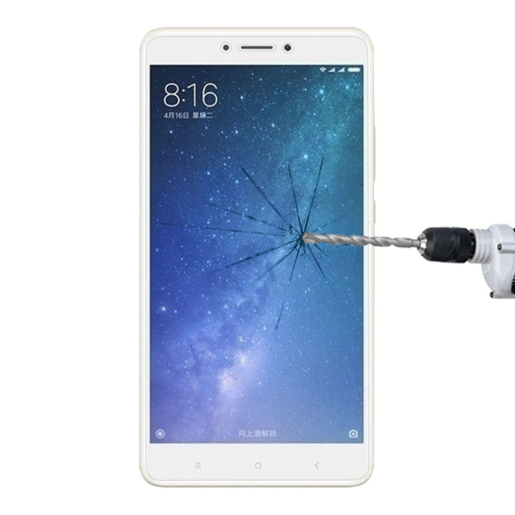 Per Xiaomi Mi Max 2 0.3mm 9H Durezza superficiale 2.5D Pellicola per schermo in vetro temperato a schermo intero antideflagrante, For Mi Max 2