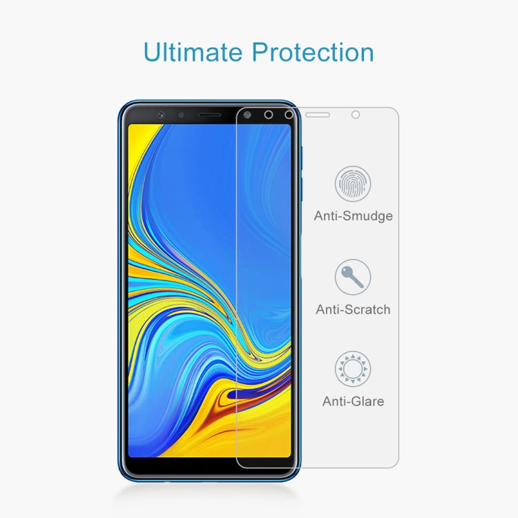 Pellicola in vetro temperato per Galaxy A7 (2018) 0,26 mm