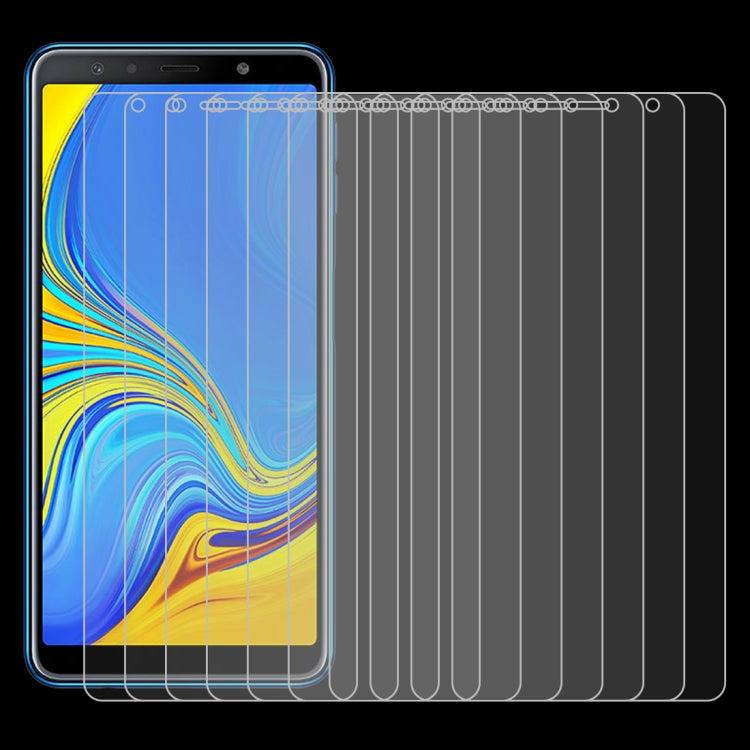 Pellicola in vetro temperato per Galaxy A7 (2018) 0,26 mm