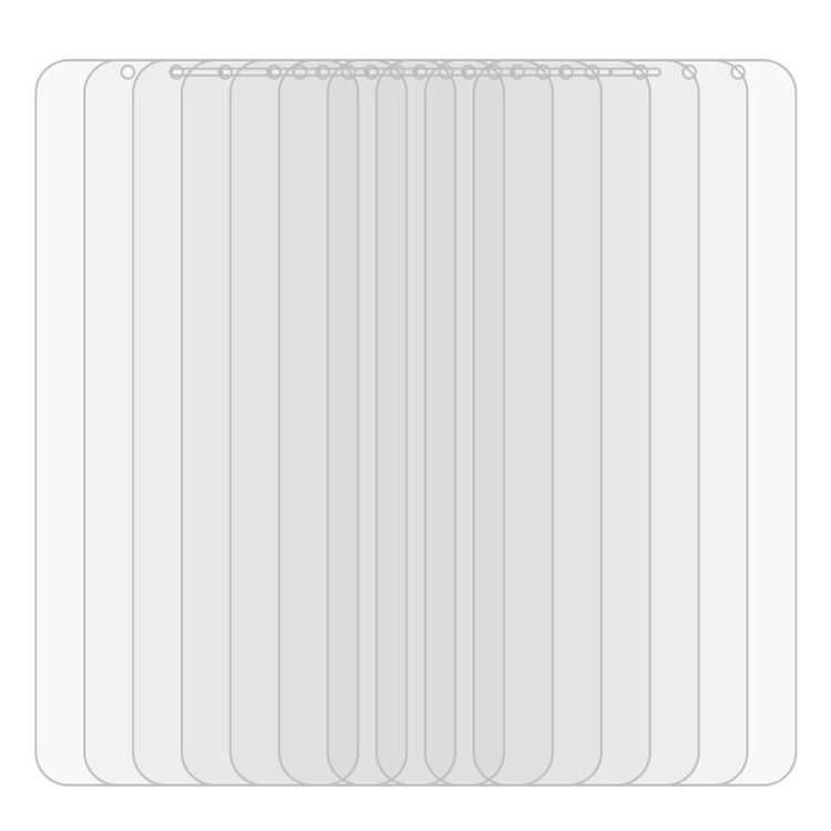 Pellicola in vetro temperato da 50 pezzi 0,26 mm 9H 2,5D per Galaxy J6, senza confezione al dettaglio, For Galaxy J6