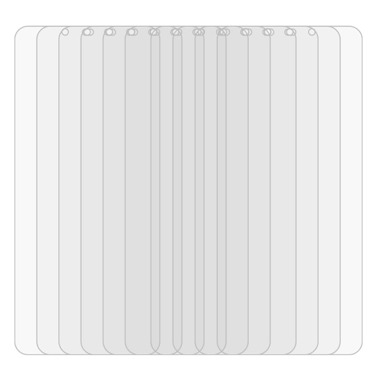 Pellicola in vetro temperato da 50 pezzi 0,26 mm 9H 2,5D per Huawei Mate 20 lite, senza confezione al dettaglio, For Mate 20 lite