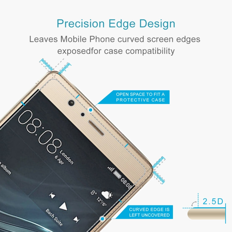 Pellicola in vetro temperato 9H 2.5D da 0,26 mm per Huawei P9 lite, For P9 lite
