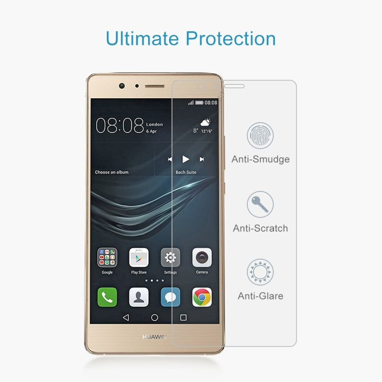 Pellicola in vetro temperato 9H 2.5D da 0,26 mm per Huawei P9 lite, For P9 lite