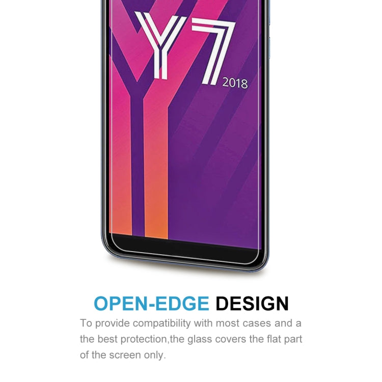 Pellicola in vetro temperato da 0,26 mm 9H 2.5D per Huawei Y7 2018, For Y7 2018