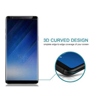 Pellicola vetro temperato curva 3D per Samsung Note 8