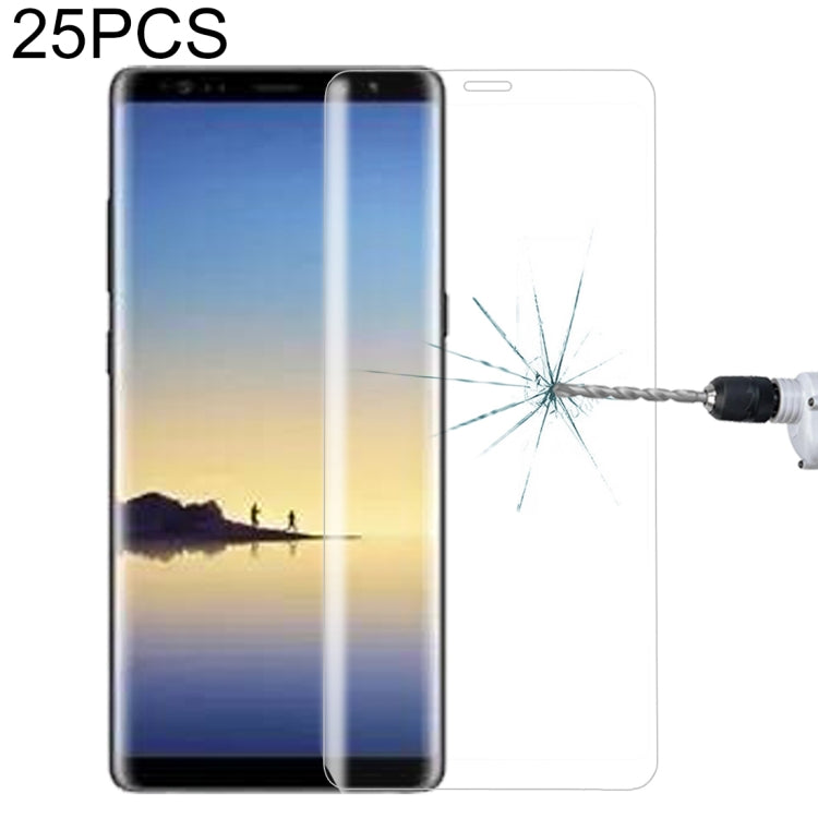 Pellicola vetro temperato Galaxy Note 8 9H 0,3 mm 25 pezzi