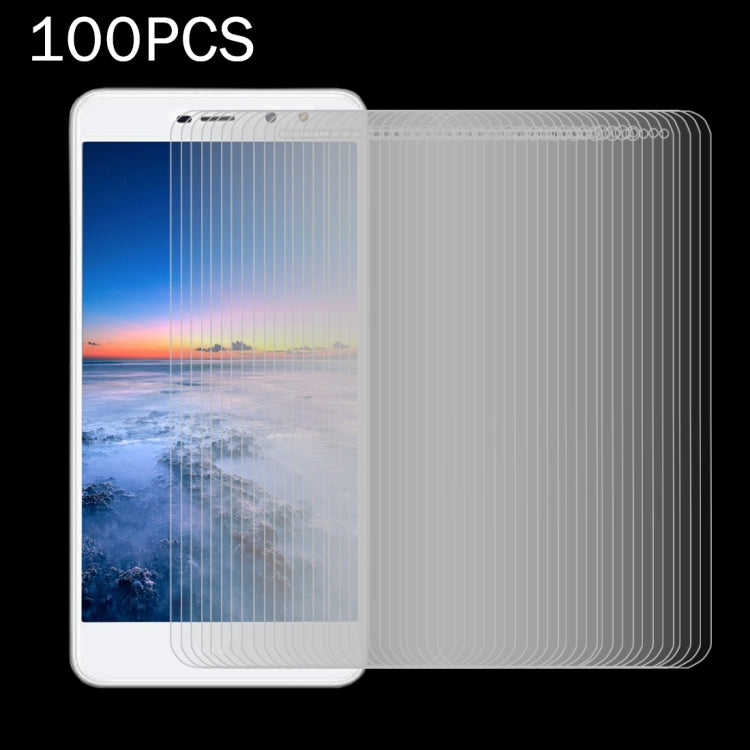 100 PZ per Huawei Y5 2017 0.3mm 9H Durezza superficiale 2.5D Pellicola per schermo in vetro temperato a schermo intero antideflagrante, For Y5 2017 (100 PCS)