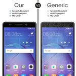 Per Huawei Y3 2017 0,3 mm 9H Durezza superficiale 2,5D Pellicola per schermo in vetro temperato a schermo intero antideflagrante, For Y3 2017 (1 PC)