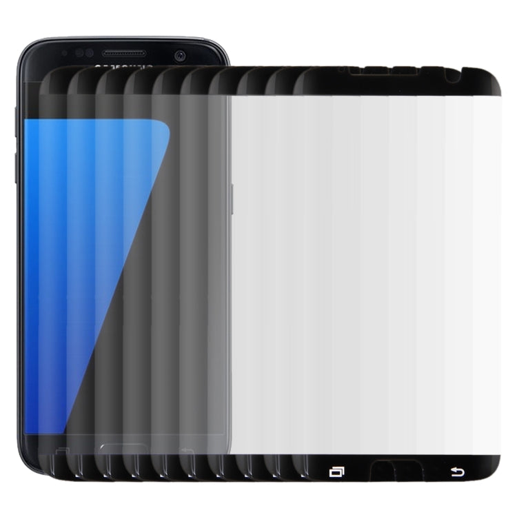 25 PZ Per Galaxy S7 Edge / G935 0,26mm 9H Durezza superficiale Superficie curva Pellicola in vetro temperato a schermo intero