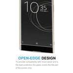 25 pezzi per Sony Xperia XA1 Ultra 0,33 mm 9H durezza superficiale protezione schermo in vetro temperato curvo 3D a schermo intero, For Sony Xperia XA1 Ultra