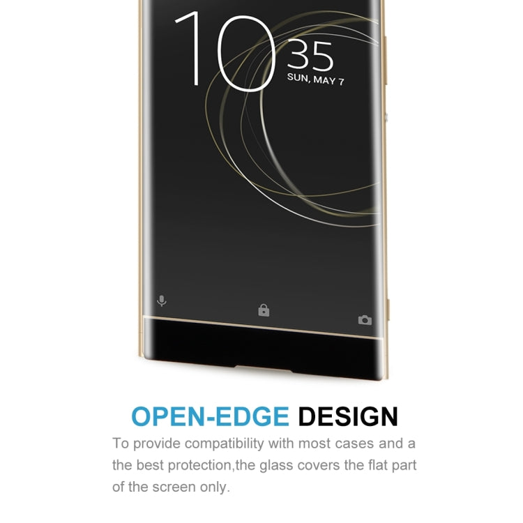 25 pezzi per Sony Xperia XA1 Ultra 0,33 mm 9H durezza superficiale protezione schermo in vetro temperato curvo 3D a schermo intero, For Sony Xperia XA1 Ultra