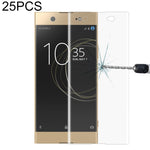 25 pezzi per Sony Xperia XA1 Ultra 0,33 mm 9H durezza superficiale protezione schermo in vetro temperato curvo 3D a schermo intero, For Sony Xperia XA1 Ultra