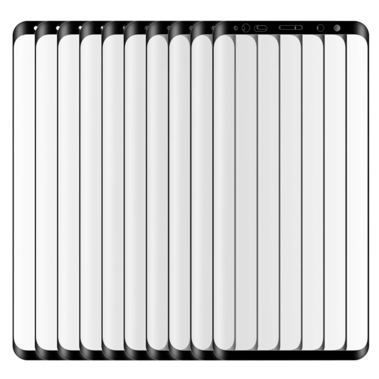 25 pezzi per Galaxy Note9 0,3 mm 9H Durezza superficiale Pellicola in vetro temperato a schermo intero con bordo curvo 3D, For Galaxy Note9