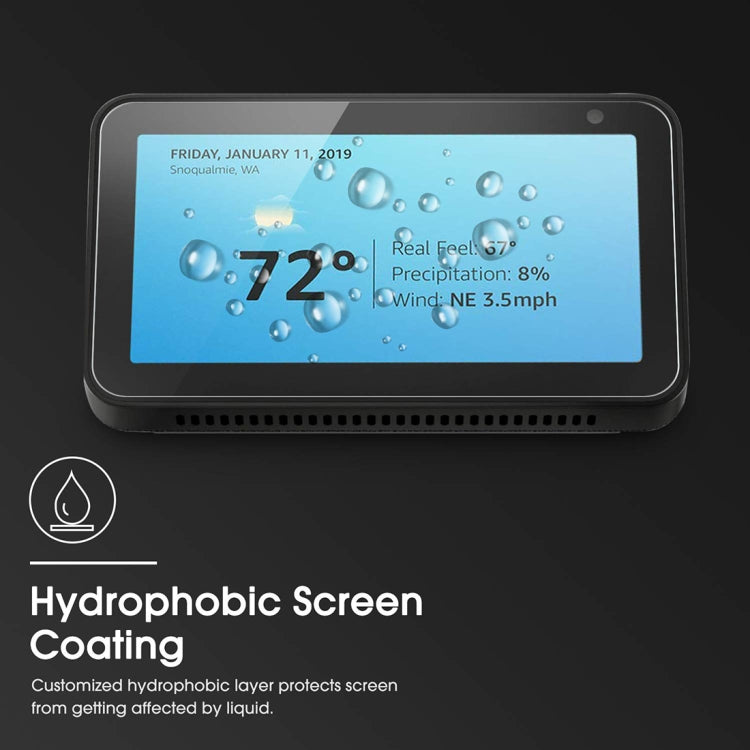 Pellicola in vetro temperato antideflagrante 9H 2.5D per Amazon Echo Show 5