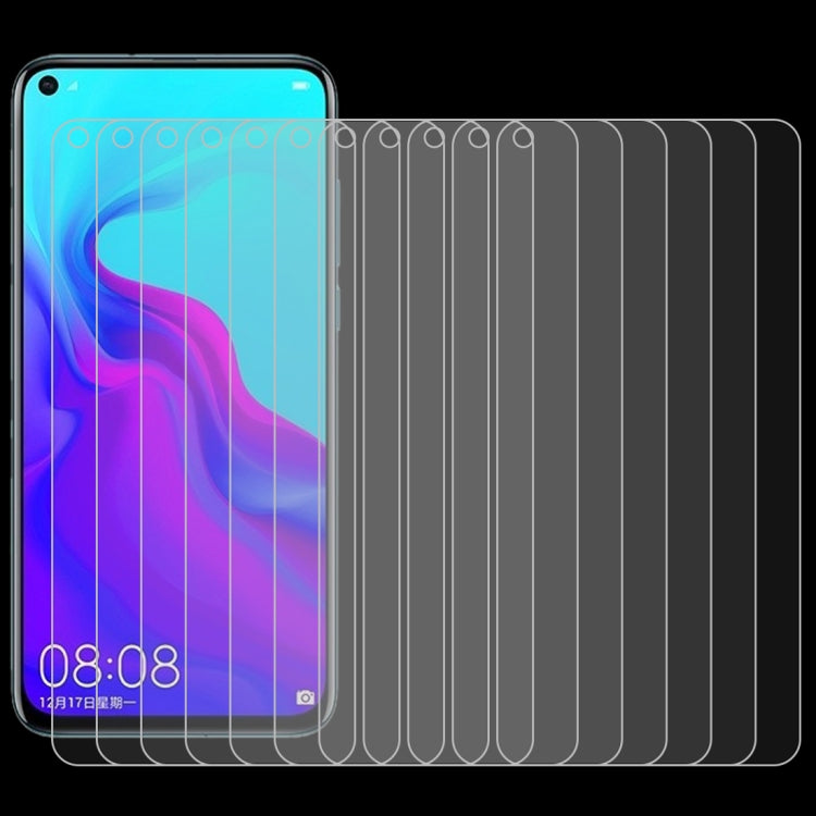 10 PZ 0,26mm 9H 2.5D Pellicola in vetro temperato antideflagrante per Huawei Nova 4, Huawei Nova 4