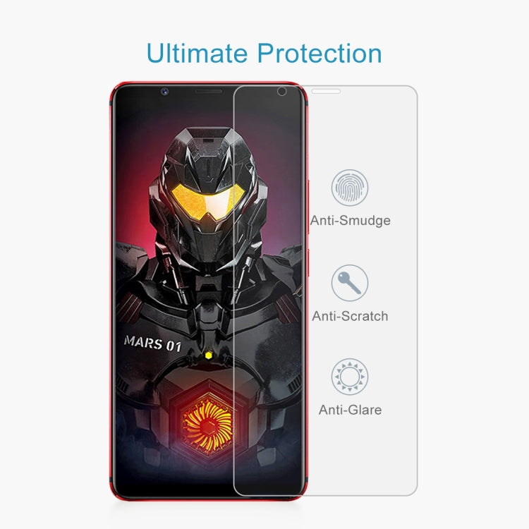 Pellicola in vetro temperato antideflagrante da 0,26 mm 9H 2.5D per ZTE Nubia Red Magic MARS, ZTE Nubia Red Magic MARS