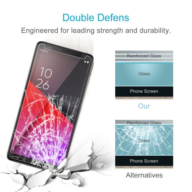 Pellicola in vetro temperato antideflagrante da 0,26 mm 9H 2.5D per Vodafone Smart X9, Vodafone Smart X9