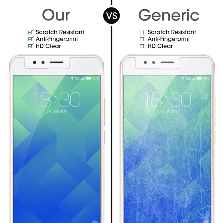 Pellicola in vetro temperato 9H 2.5D per Meizu M5S, For M5S (1pc)