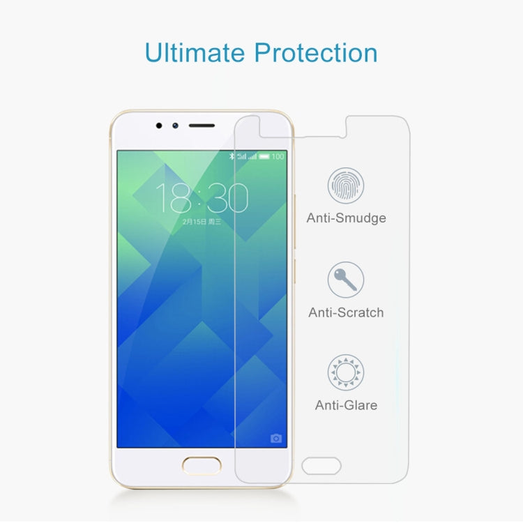 Pellicola in vetro temperato 9H 2.5D per Meizu M5S, For M5S (1pc)