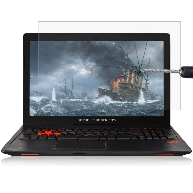 Pellicola protettiva in vetro temperato HD per schermo portatile per ASUS ROG GL553VE da 15,6 pollici, For ASUS ROG GL553VE 15.6 inch