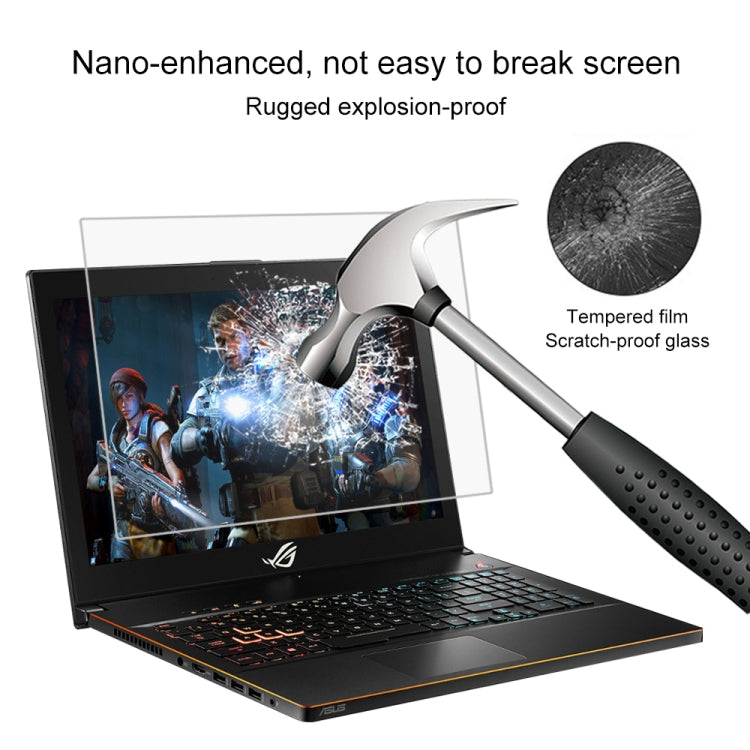 Pellicola protettiva in vetro temperato HD per schermo portatile per ASUS ROG GU501 da 15,6 pollici, For ASUS ROG GU501 15.6 inch