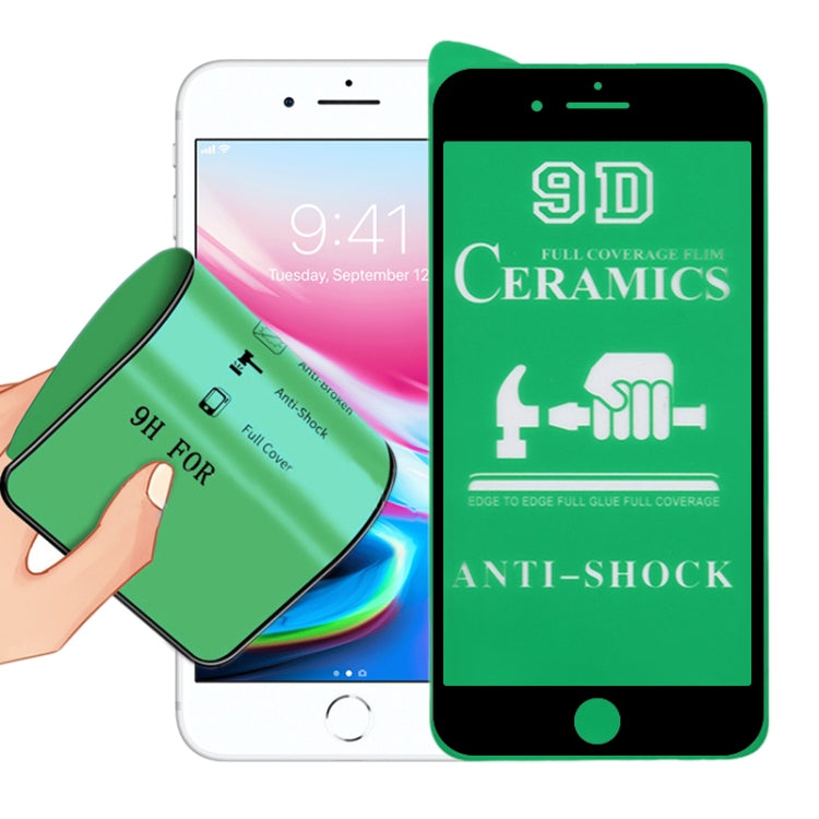 Pellicola in ceramica per iPhone 8/7 - Colore nero e bianco